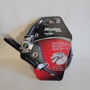 Master Lock Python 8428KADPF 8ft Adjustable Cable Lock Brand New